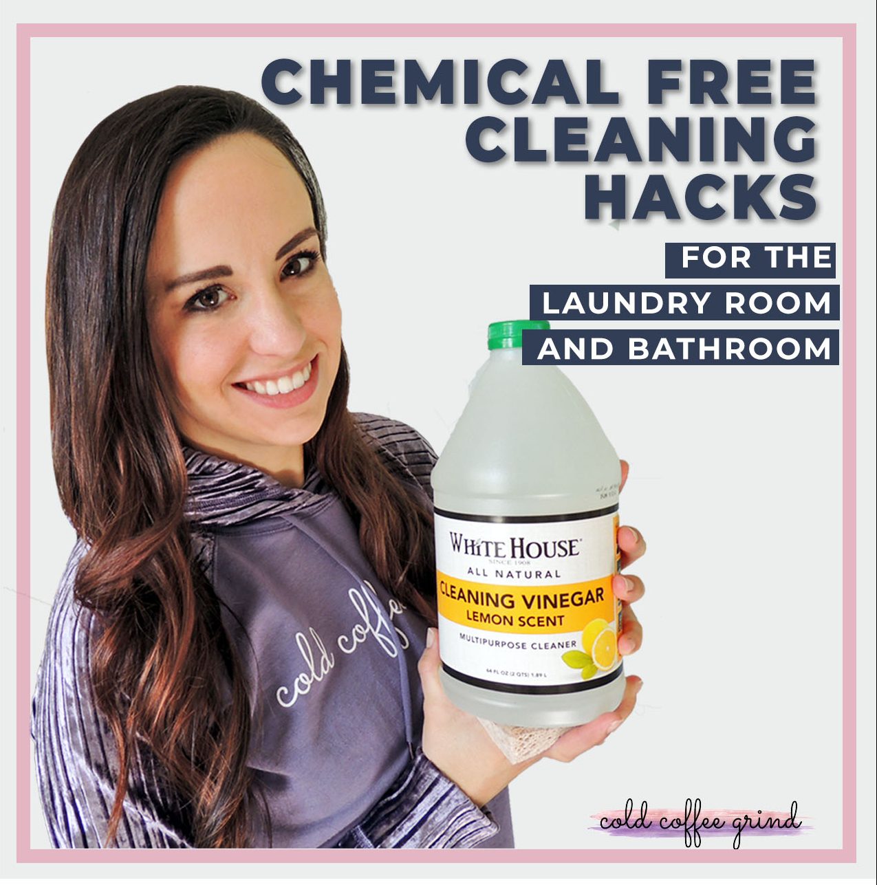 Chemical Free Cleaning Hack: For the Bathroom & Laundry